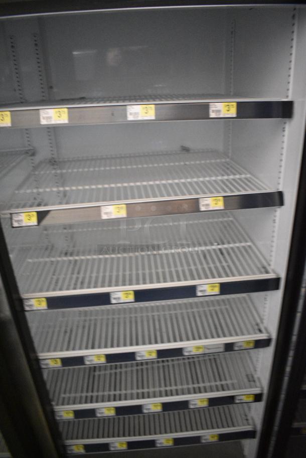 2018 True GDM-72-HC Metal Commercial 3 Door Reach In Cooler Merchandiser w/ Poly Coated Racks. 115 Volts, 1 Phase. Tested and Working! - Image 8 of 10
