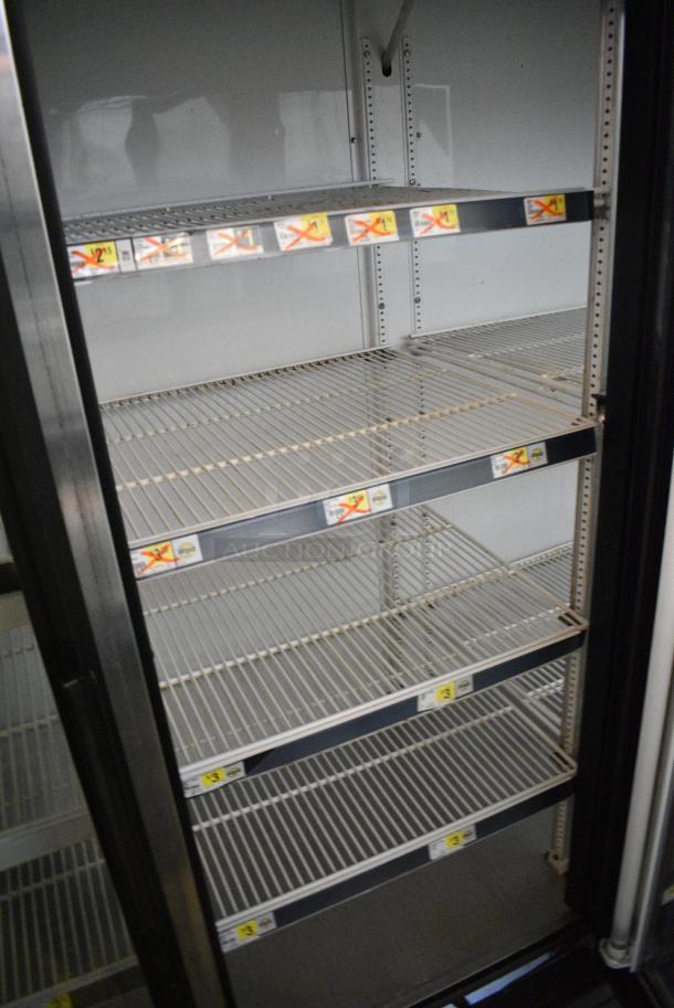True GDM-72 Metal Commercial 3 Door Reach In Cooler Merchandiser w/ Poly Coated Racks. 115 Volts, 1 Phase. Tested and Working! - Image 7 of 9