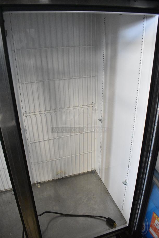 2018 True GDM-49F-HC Metal Commercial 2 Door Reach In Freezer Merchandiser. 115/208-230 Volts, 1 Phase. Tested and Working! - Image 7 of 9