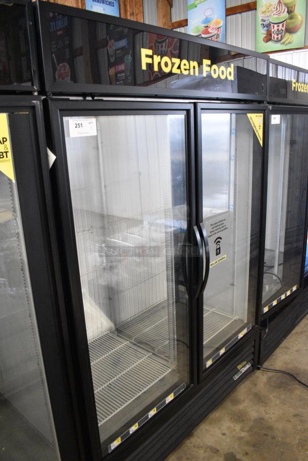 2018 True GDM-49F-HC Metal Commercial 2 Door Reach In Freezer Merchandiser. 115/208-230 Volts, 1 Phase. Tested and Working! - Image 2 of 11