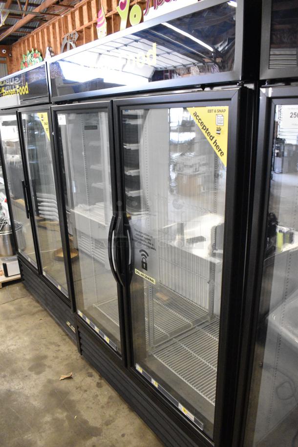 2018 True GDM-49F-HC Metal Commercial 2 Door Reach In Freezer Merchandiser. 115/208-230 Volts, 1 Phase. Tested and Working! - Image 3 of 11