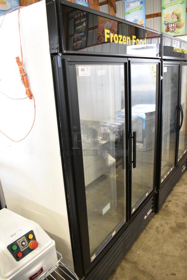 2018 True GDM-49F Metal Commercial 2 Door Reach In Freezer Merchandiser. 115/208-230 Volts, 1 Phase. Tested and Working! - Image 2 of 11