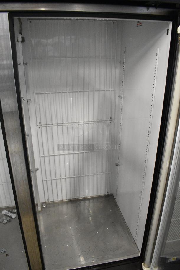 2018 True GDM-49F Metal Commercial 2 Door Reach In Freezer Merchandiser. 115/208-230 Volts, 1 Phase. Tested and Working! - Image 9 of 11