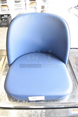BRAND NEW SCRATCH AND DENT! Blue Stool Seat