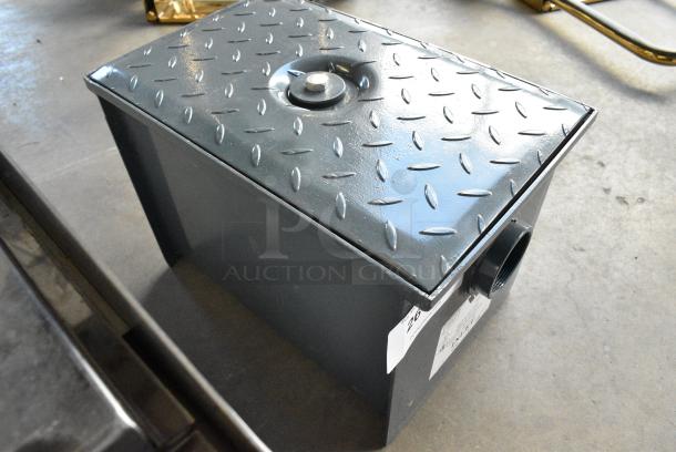 BRAND NEW SCRATCH AND DENT! Watts WD-4-THD 8 lb. Grease Trap with Threaded Connections - Image 2 of 5