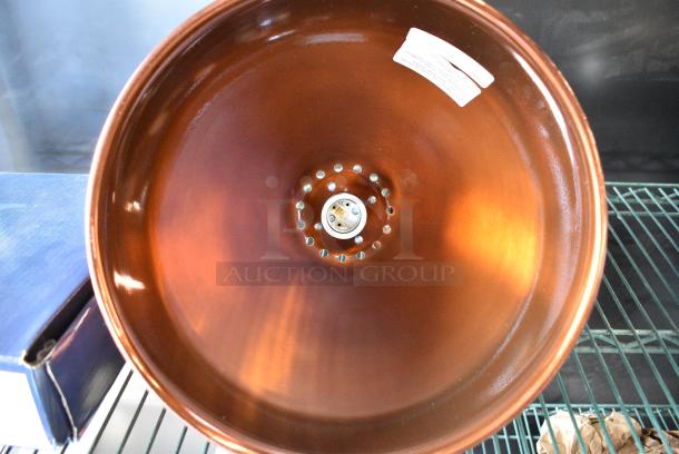 BRAND NEW SCRATCH AND DENT! Hanson Heat Lamps 800-RET-SC Retractable Cord Ceiling Mount Heat Lamp with Smoked Copper Finish. 115 Volts, 1 Phase. - Image 4 of 8
