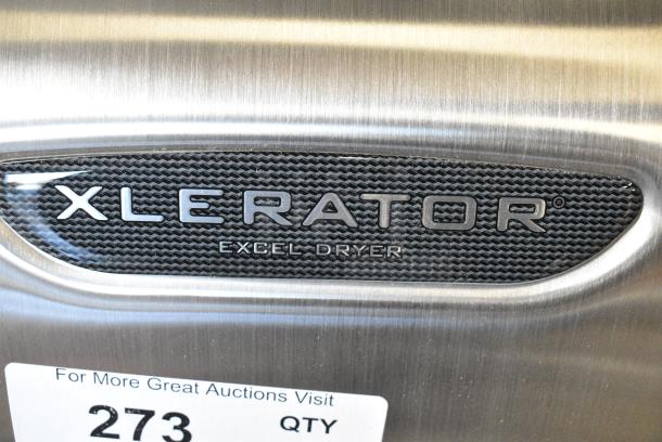 BRAND NEW SCRATCH AND DENT! Excel XL-SB 110/120 XLERATOR® Stainless Steel Cover High Speed Hand Dryer - 110/120V, 1500W - Image 4 of 6