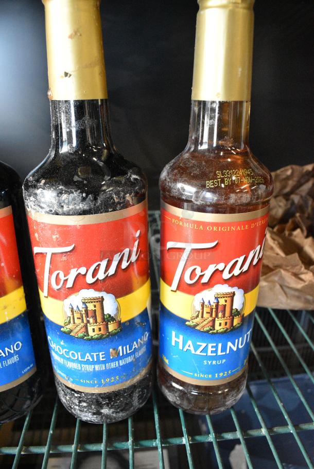 5 BRAND NEW SCRATCH AND DENT! Bottles of Torani Flavor Including Hazelnut, Chocolate Milano, Cinnamon and French Vanilla. 5 Times Your Bid! - Image 4 of 4