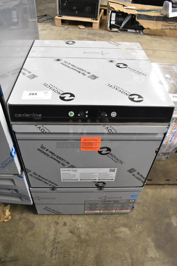 BRAND NEW SCRATCH AND DENT! 2024 Hobart CUH Stainless Steel Commercial Hi Temp High Temperature Undercounter Dishwashing Machine. 208/240 Volts, 1 Phase. - Image 1 of 8