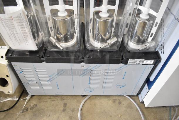 BRAND NEW SCRATCH AND DENT! 2024 Carnival King JETCOF 480M RBD5G4 Quadruple 5 Gallon Bowl Refrigerated Beverage Dispenser. 115 Volts, 1 Phase. Tested and Working! - Image 8 of 12