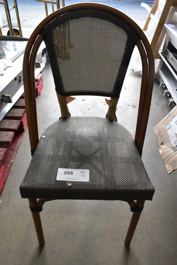 2 BRAND NEW SCRATCH AND DENT! Wicker Style Patio Arm Chair. 2 Times Your Bid! - Image 1 of 5