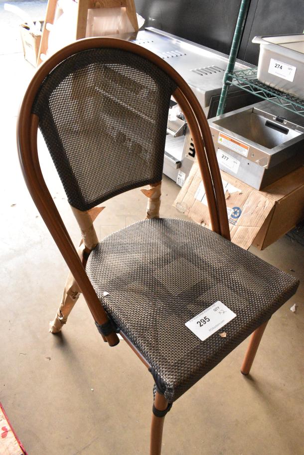 2 BRAND NEW SCRATCH AND DENT! Wicker Style Patio Arm Chair. 2 Times Your Bid! - Image 2 of 5