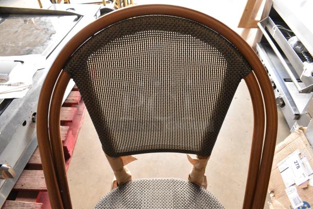 2 BRAND NEW SCRATCH AND DENT! Wicker Style Patio Arm Chair. 2 Times Your Bid! - Image 4 of 5