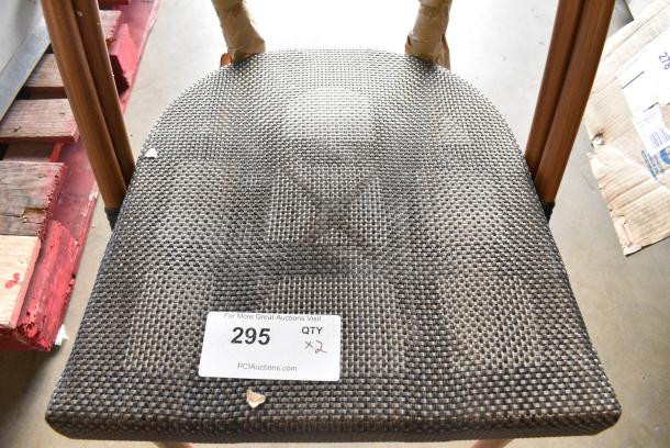 2 BRAND NEW SCRATCH AND DENT! Wicker Style Patio Arm Chair. 2 Times Your Bid! - Image 5 of 5