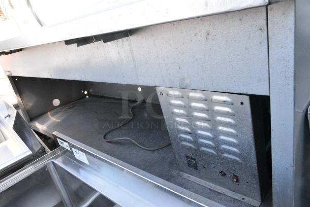 Duke Metal Commercial Subway Sandwich Make Line Prep Line w/ Curved Glass. 120 Volts, 1 Phase. - Image 4 of 5