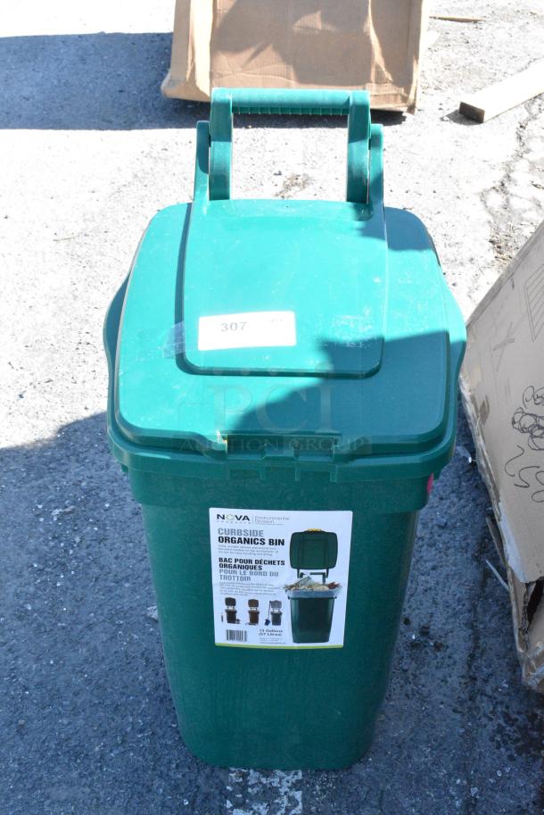 2 BRAND NEW SCRATCH AND DENT! Items Including Nova Curbside Organics Bin and Toter Trash Can. 2 Times Your Bid! - Image 2 of 10
