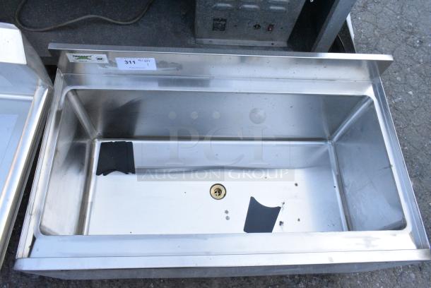 BRAND NEW SCRATCH AND DENT! Regency 600IB2136 21" x 36" Underbar Ice Bin with 7 Circuit Post-Mix Cold Plate and Bottle Holders. No Legs. - Image 4 of 5