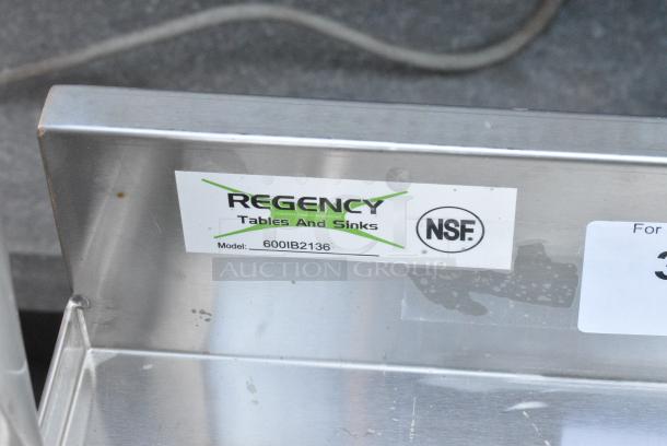 BRAND NEW SCRATCH AND DENT! Regency 600IB2136 21" x 36" Underbar Ice Bin with 7 Circuit Post-Mix Cold Plate and Bottle Holders. No Legs. - Image 5 of 5