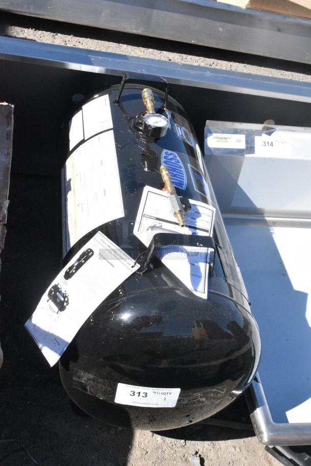 BRAND NEW SCRATCH AND DENT! Industrial Air AirHoss 20 Gallon Portable Vertical / Horizontal Auxiliary Air Tank IT20ASME - Image 1 of 7