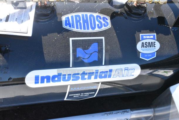 BRAND NEW SCRATCH AND DENT! Industrial Air AirHoss 20 Gallon Portable Vertical / Horizontal Auxiliary Air Tank IT20ASME - Image 3 of 7