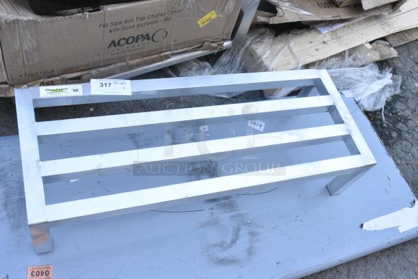 BRAND NEW SCRATCH AND DENT! Regency 600DUN1436 36" x 14" x 8" Aluminum Dunnage Rack - 1350 lb. Capacity - Image 2 of 5