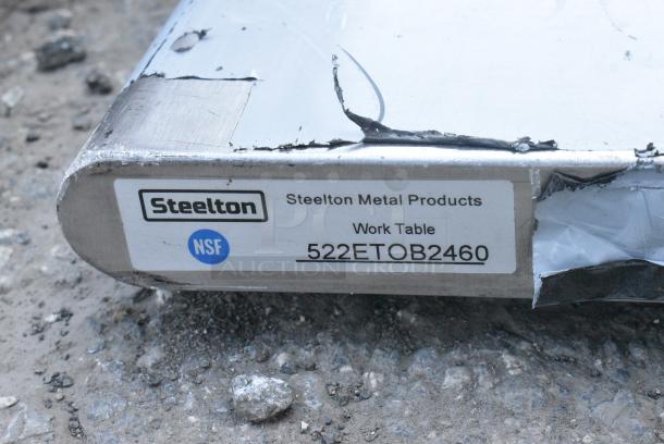 BRAND NEW SCRATCH AND DENT! Steelton 522ETOB02460 Stainless Steel Tabletop - Image 5 of 5