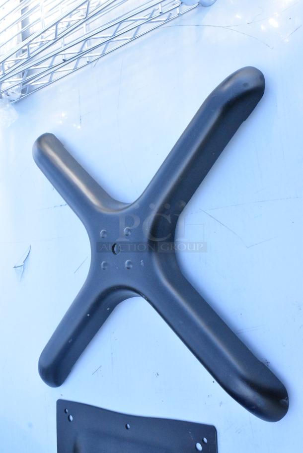 BRAND NEW SCRATCH AND DENT! Lot of Metal Table Column and Foot. - Image 2 of 7