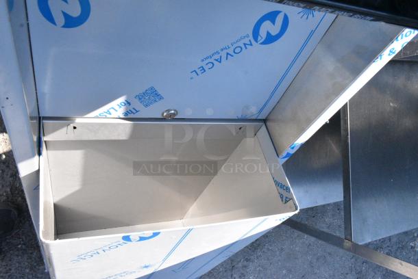 BRAND NEW SCRATCH AND DENT! Stainless Steel Paper Towel Dispenser w/ Trash. - Image 5 of 6