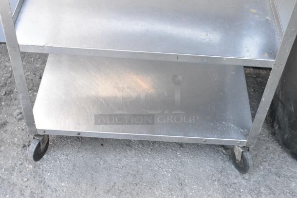 Metal 3 Tier Cart on Commercial Casters. - Image 5 of 6