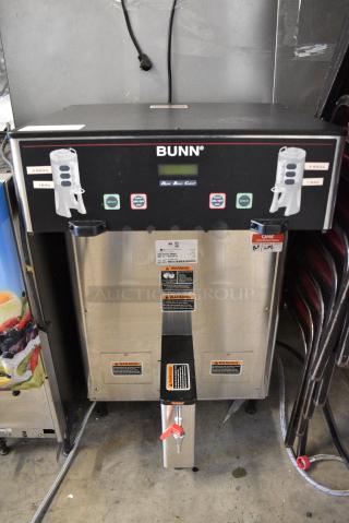 2019 Bunn DUAL TF DBC Stainless Steel Commercial Countertop Double Coffee Machine w/ Hot Water Dispenser. 120/240 Volts, 1 Phase. - Item #1178229