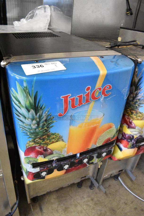Bunn JDF-4S 4 Flavor Cold Beverage Juice Dispenser. Door Does Not Stay Closed. 120 Volts, 1 Phase. Tested and Powers On But Does Not Get Cold - Image 2 of 8