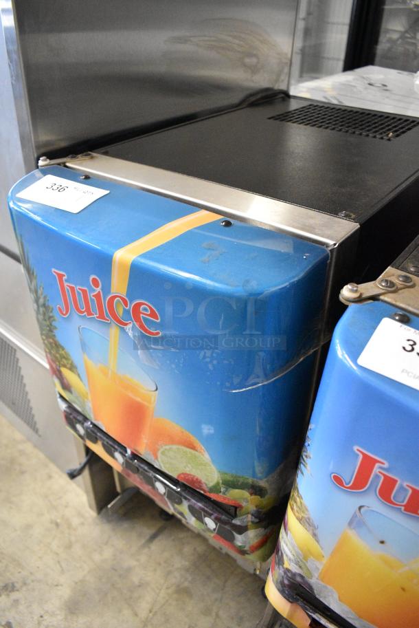 Bunn JDF-4S 4 Flavor Cold Beverage Juice Dispenser. Door Does Not Stay Closed. 120 Volts, 1 Phase. Tested and Powers On But Does Not Get Cold - Image 3 of 8
