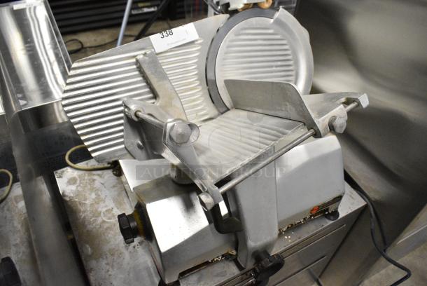 Metal Commercial Countertop Meat Slicer w/ Blade Sharpener. 115 Volts, 1 Phase. Tested and Working! - Image 2 of 9