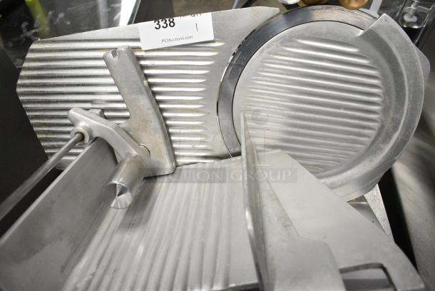 Metal Commercial Countertop Meat Slicer w/ Blade Sharpener. 115 Volts, 1 Phase. Tested and Working! - Image 4 of 9