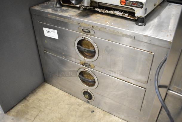 Toastmaster Stainless Steel Commercial 2 Drawer Warming Drawer. 115 Volts, 1 Phase. Tested and Working! - Image 3 of 8