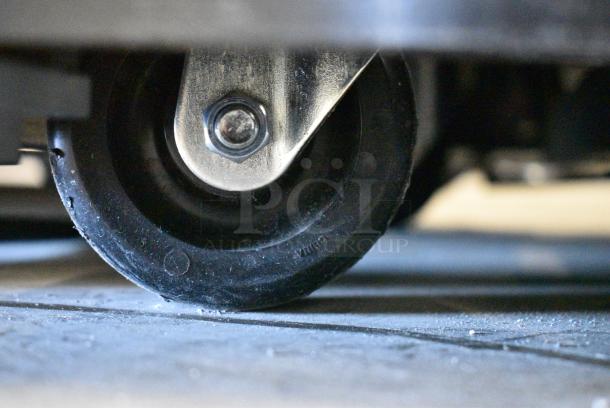 Structural Concepts Metal Commercial Reach In Cooler. on Commercial Casters. Doors are Locked. Tested and Powers On But Does Not Get Cold - Image 9 of 10