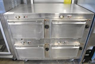 Duke Thermotainer 2314P Stainless Steel Commercial 4 Compartment Hot Food Holding Cabinet. 120 Volts, 1 Phase. Cannot Test Due To Plug Style