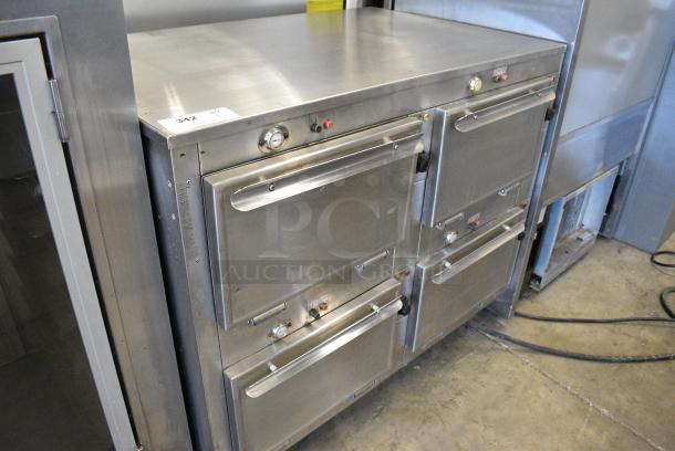 Duke Thermotainer 2314P Stainless Steel Commercial 4 Compartment Hot Food Holding Cabinet. 120 Volts, 1 Phase. Cannot Test Due To Plug Style - Image 2 of 9
