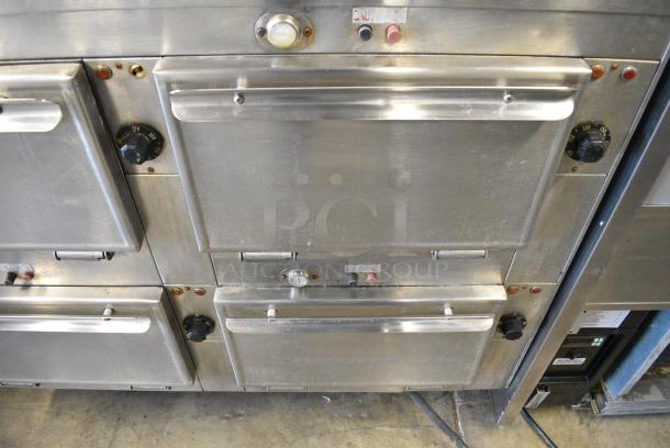 Duke Thermotainer 2314P Stainless Steel Commercial 4 Compartment Hot Food Holding Cabinet. 120 Volts, 1 Phase. Cannot Test Due To Plug Style - Image 4 of 9