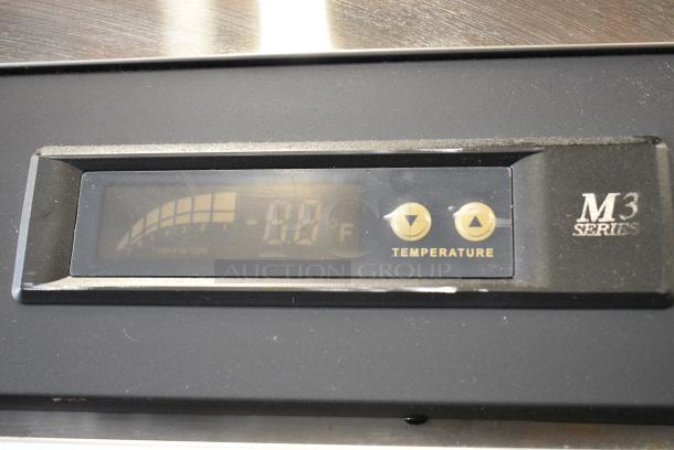 Turbo Air M3R24-2 Stainless Steel Commercial 2 Half Size Door Reach In Cooler on Commercial Casters. 115 Volts, 1 Phase. Tested and Powers On But Does Not Get Cold - Image 6 of 10