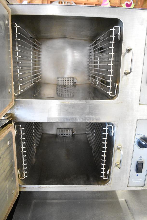 Cleveland 42CKEM24 Stainless Steel Commercial Electric Powered 2 Deck Convection Steamer w/ Cleveland KDT-6-T 6 Gallon Tilting Kettle. 208/220 Volts, 3 Phase. - Image 5 of 18