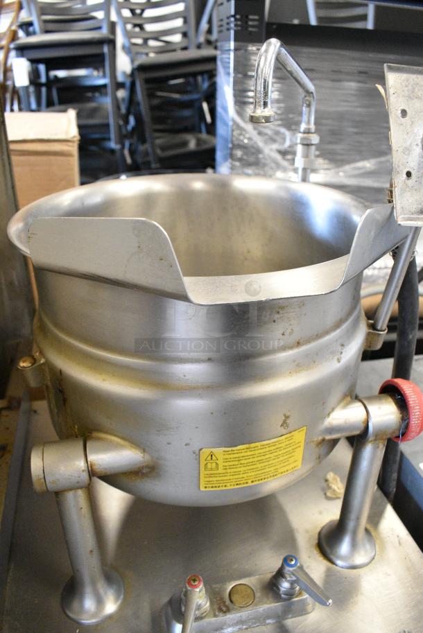 Cleveland 42CKEM24 Stainless Steel Commercial Electric Powered 2 Deck Convection Steamer w/ Cleveland KDT-6-T 6 Gallon Tilting Kettle. 208/220 Volts, 3 Phase. - Image 8 of 18