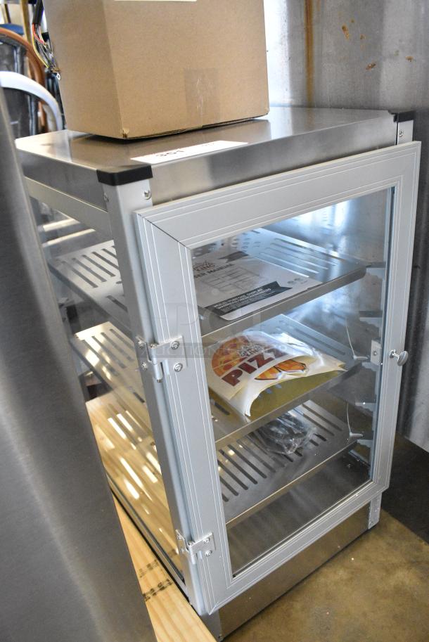 BRAND NEW SCRATCH AND DENT! 2024 Carnival King 382HPW12D2S 12" Full Service Warmer / Merchandiser. Door Does Not Shut Completely. 120 Volts, 1 Phase. Tested and Working! - Image 2 of 10