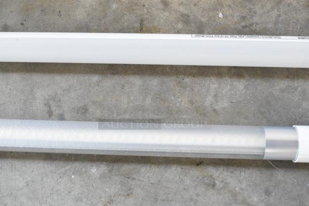 2 BRAND NEW SCRATCH AND DENT! Items Including Satco 72" 30W T8 Type B Ballast Bypass Frosted LED Tube Light with 3 Color Temperatures S11754 - 120-277V - 10/Case 566S11754 and Satco 42" 15W T8 Type B Ballast Bypass Frosted LED Tube Light with 3 Color Temperatures S16434 - 120-277V - 10/Case 566S16434. 2 Times Your Bid! - Image 3 of 5