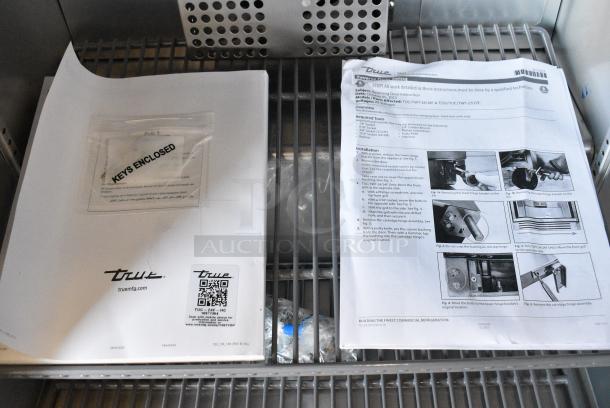 BRAND NEW SCRATCH AND DENT! 2024 True TUC-24F-HC Stainless Steel Commercial Single Door Undercounter Freezer. 115 Volts, 1 Phase. Tested and Does Not Power On - Image 7 of 11