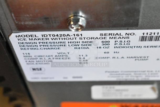 BRAND NEW SCRATCH AND DENT! Manitowoc IDT0420A-161 Indigo NXT 22" Air Cooled Dice Ice Machine - 115V, 470 lb. - Image 6 of 7