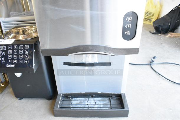 BRAND NEW SCRATCH AND DENT! Manitowoc CNF0202A-161L Stainless Steel 16 1/4" Air Cooled Countertop Nugget Ice Maker / Water Dispenser - 20 lb. Bin with Lever Dispensing. 115 Volts, 1 Phase. - Image 5 of 7