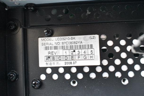 NEC LCD3210-BK Monitor. - Image 7 of 7
