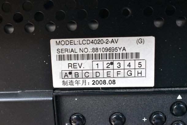 NEC LCD4020-2-AV Monitor. - Image 6 of 6