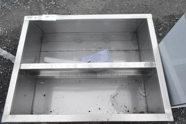 BRAND NEW SCRATCH AND DENT! Regency 600WCO1536 36" Stainless Steel Open Wall Cabinet - Image 3 of 4
